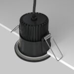 Įmontuojamas šviestuvas ZOOM 6W 3000K IP65 juodos spalvos - Image 6