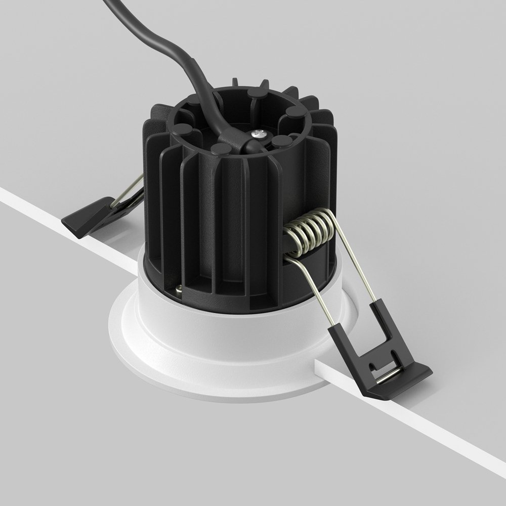 RENDER_Mounting_components_DL058_7W3K_W_low Įleidžiamas LED šviestuvas ROUND 7W baltos spalvos - Image 4