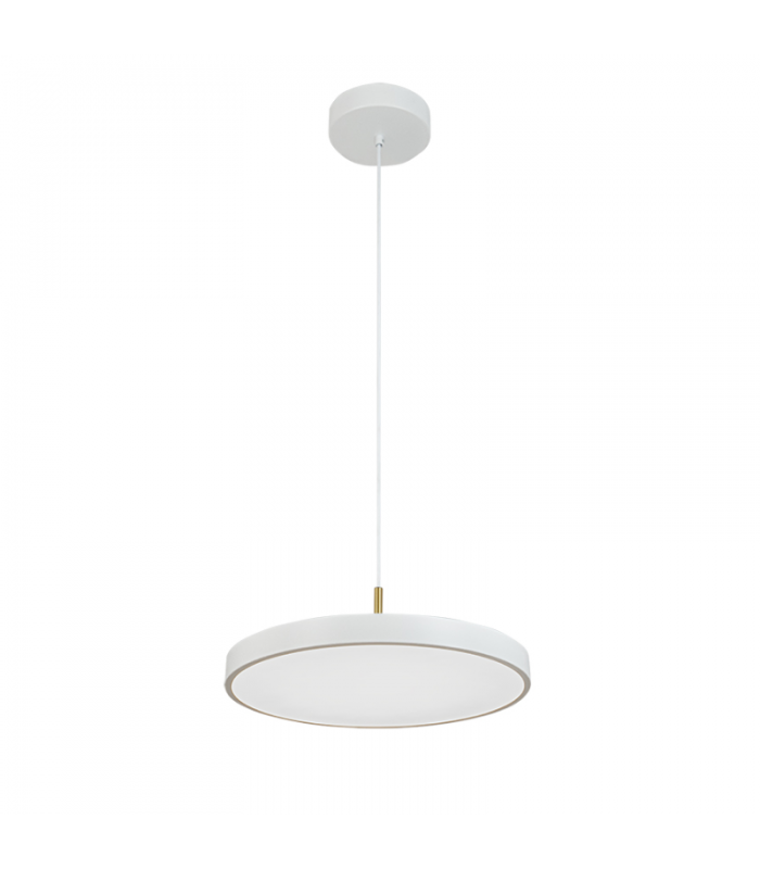 1 Pakabinamas LED šviestuvas 25146 baltos/žalvario spalvos - Image 1