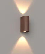 Lauko sieninis LED šviestuvas BADIA 12W W0470 rudos spalvos - Image 3
