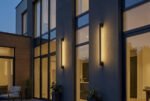 Sieninis LED lauko šviestuvas YALTE 12W CCT juodos spalvos - Image 2