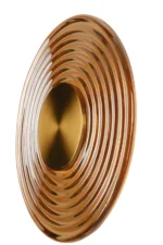 Sieninis LED šviestuvas LEONARDO 8W W0475 aukso/gintaro spalvos - Image 2