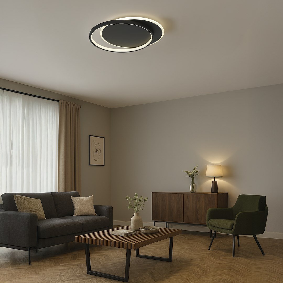 ml2485$d Lubinis LED šviestuvas CORDOBA 30W juodos spalvos - Image 3
