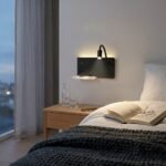 Sieninis LED šviestuvas SHELF kairinis juodos spalvos - Image 3