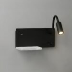 Sieninis LED šviestuvas SHELF kairinis juodos spalvos - Image 6