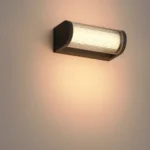 Lauko sieninis LED šviestuvas GARDENIA W0465 juodos spalvos