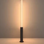 Lauko pastatomas LED šviestuvas GARDENIA F0066 juodos spalvos