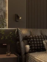 Sieninis LED šviestuvas CORE W0429 aukso spavlos - Image 3