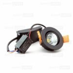Įmontuojamas LED šviestuvas 3W IP44 3000K - Image 2