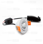 Įmontuojamas LED šviestuvas 3W IP44 3000K - Image 2