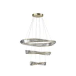 Pakabinamas LED šviestuvas LUX & BELLE žalvario spalvos - Image 5