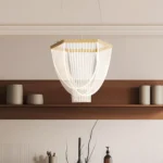 Pakabinamas LED šviestuvas LUX & BELLE aukso spalvos - Image 2