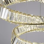 Pakabinamas LED šviestuvas LUX & BELLE žalvario spalvos - Image 3