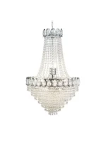 Pakabinamas šviestuvas LOUIS PHILLIPE chromo spalvos