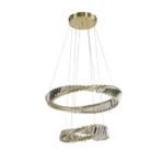 Pakabinamas LED šviestuvas LUX & BELLE žalvario spalvos - Image 4