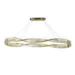 Pakabinamas LED šviestuvas LUX & BELLE žalvario spalvos