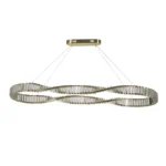 Pakabinamas LED šviestuvas LUX & BELLE žalvario spalvos - Image 5
