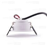Įmontuojamas LED šviestuvas 1W IP44 3000K - Image 3