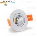 Įmontuojamas LED šviestuvas 3W IP44 3000K
