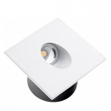 led-laiptu-sviestuvas-kvadratinis-baltas-3w-apskritimas-silta-balta-sviesa Įmontuojamas sieninis LED šviestuvas 7525 3W 4000K - Image 4