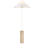 Pastatomas šviestuvas LOXLEY F01463BR-WH žalvario spalvos
