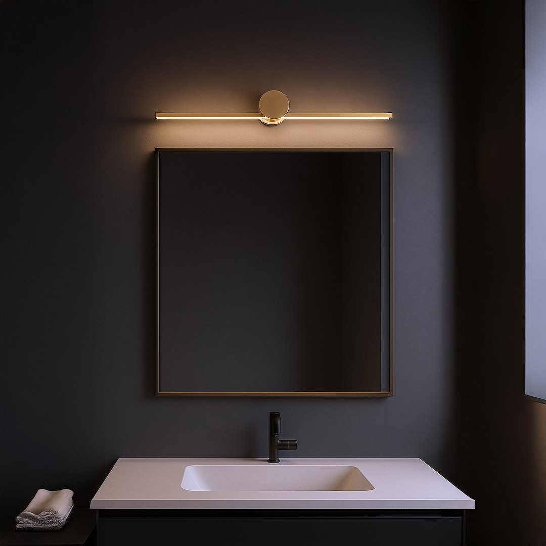ml2050$d Sieninis LED šviestuvas ARTIST aukso spalvos - Image 2