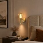 Sieninis LED šviestuvas PADRE 8W aukso spalvos - Image 3