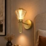 Sieninis LED šviestuvas PADRE 8W aukso spalvos - Image 4