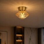 Sieninis LED šviestuvas PADRE 6W aukso spalvos - Image 5