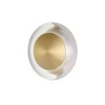 Sieninis LED šviestuvas ALEXANDRIA 8W aukso spalvos