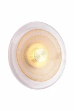 Sieninis LED šviestuvas GOLDI 5W W0450 aukso spalvos