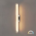 Sieninis LED šviestuvas TRIVIA 11W CCT chromo spalvos