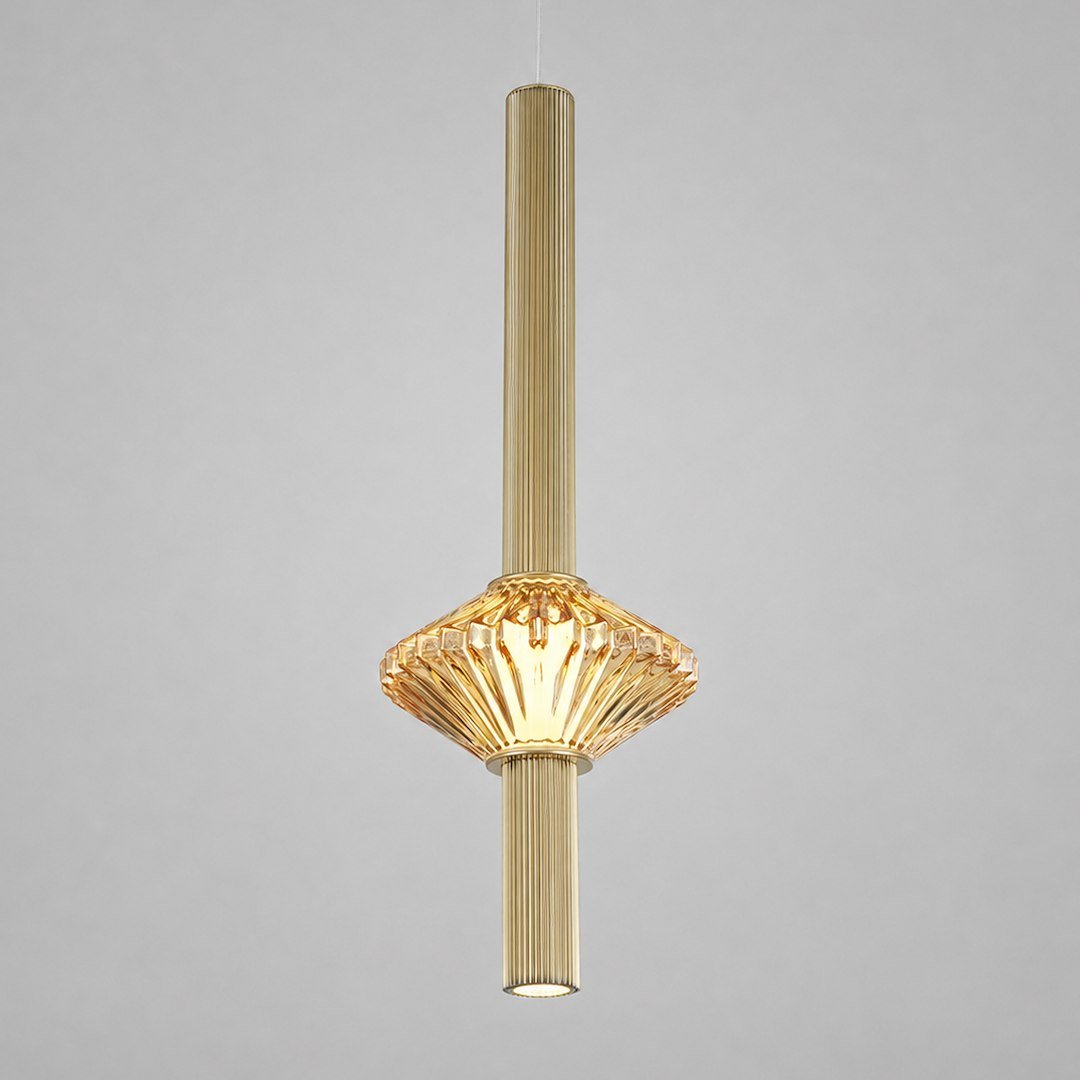 ml2797$a Pakabinamas LED šviestuvas PADRE 7W aukso spalvos - Image 1